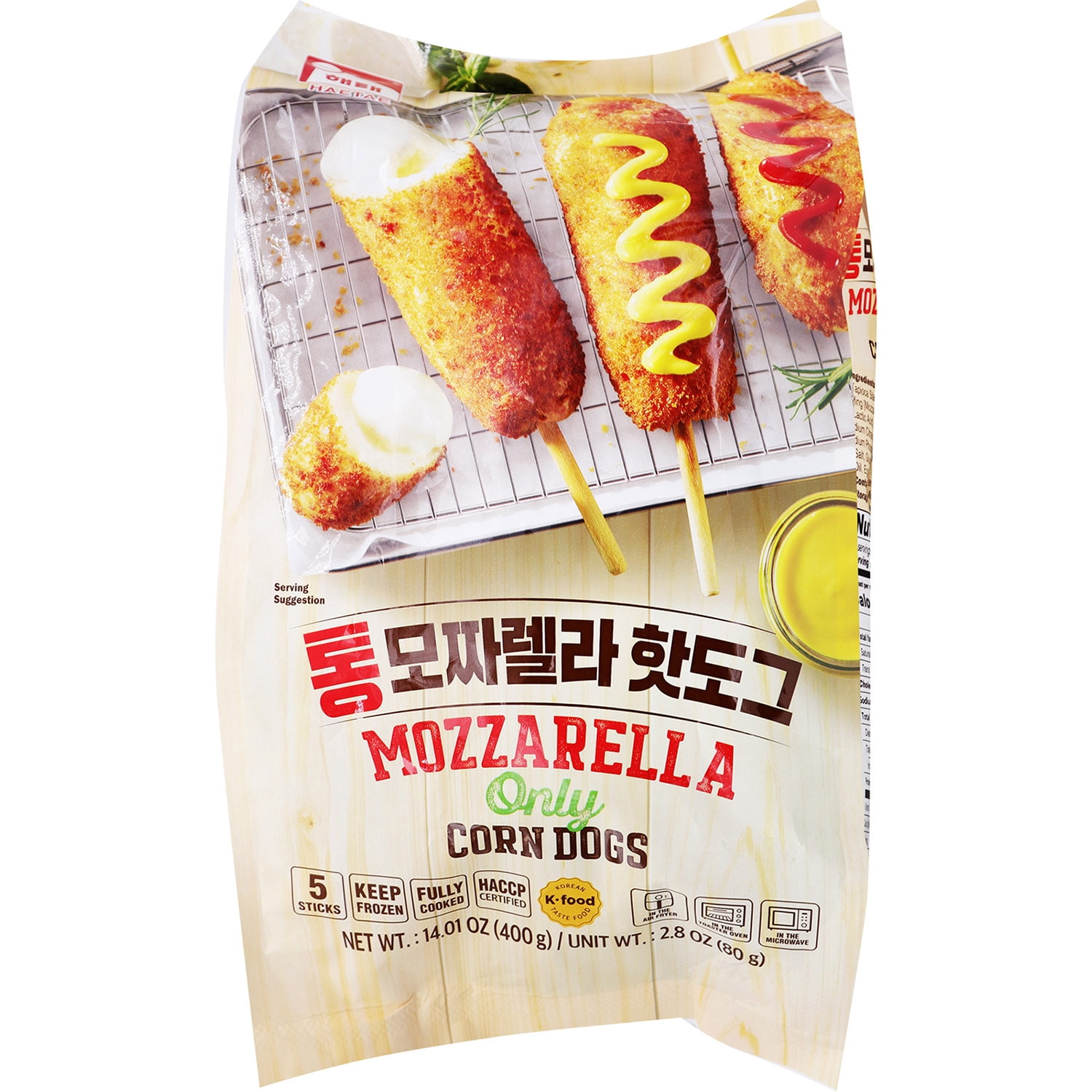 Haitai Corn Dogs Mozzarella Only - 14.1 oz