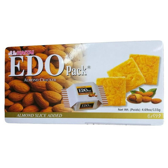 Haitai - Edo Pack (Almond Cracker), 4.69 Ounces, (1 Box)