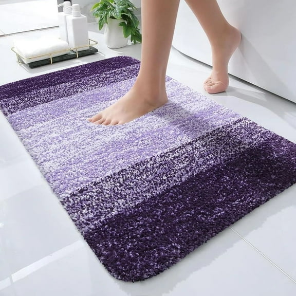 Haitang Grocery Bathroom Carpet Mat, Ultra Soft and Absorbent Ultra-fine Fiber Bathroom Carpet, Anti Slip Plush Bathroom Carpet, Machine Washable and Dryable, Bathroom Floor, Bathtub and Shower Mat