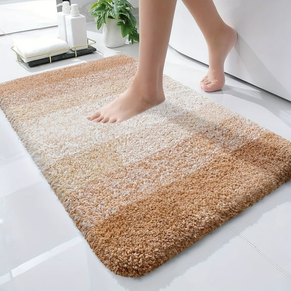 Haitang Grocery Bathroom Carpet Mat, Ultra Soft and Absorbent Ultra-fine Fiber Bathroom Carpet, Anti Slip Plush Bathroom Carpet, Machine Washable and Dryable, Bathroom Floor, Bathtub and Shower Mat