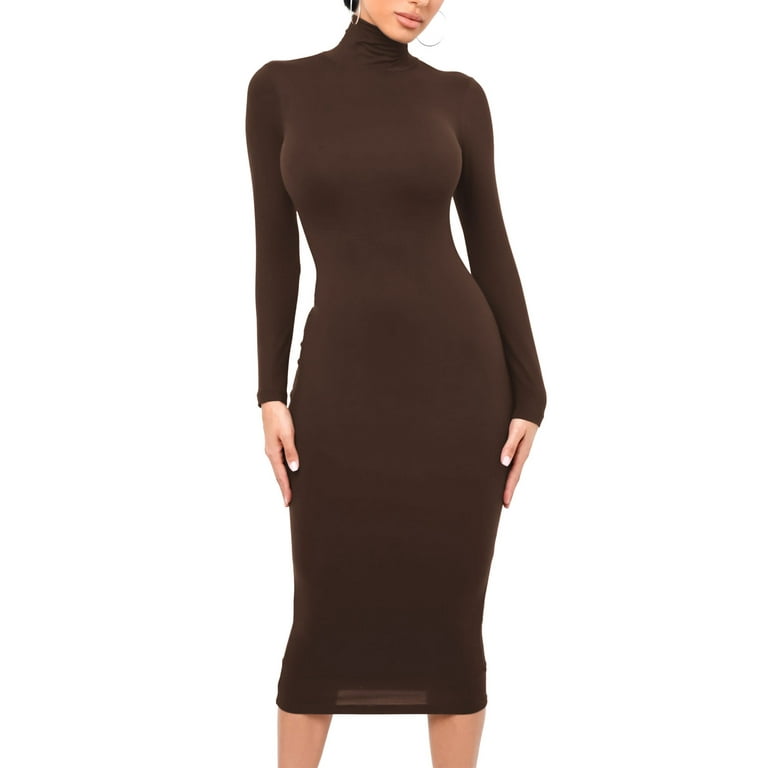 plain bodycon dress