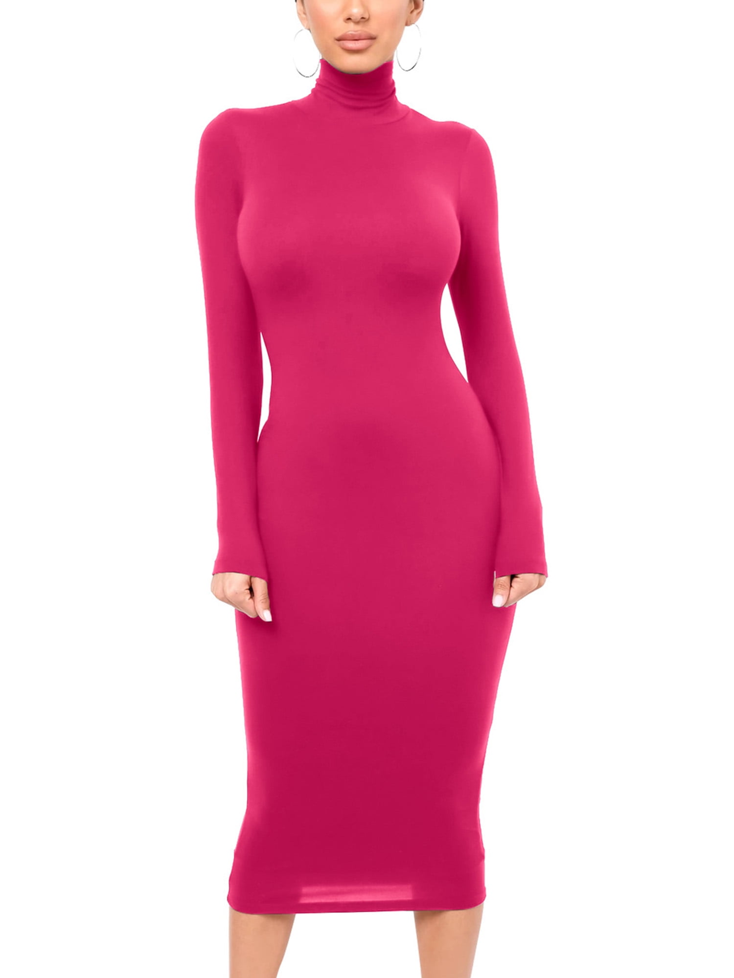 plain bodycon dress