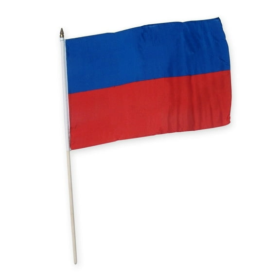 Haiti 12" x 18" Mounted Stick Flag