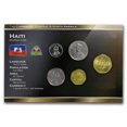 thumbnail image 1 of Haiti 5 Cents - 5 Gourdes 5-Coin Set BU, 1 of 4