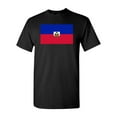 thumbnail image 1 of Haiti Country Flag Adult DT T-Shirt Tee, 1 of 2