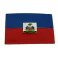 thumbnail image 1 of Haiti Country National Flag Belt Buckle Multicolored New Style Metal Fashion Men Women, 1 of 2
