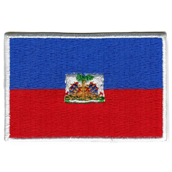 Haiti Flag Patch Country Pride Embroidered Iron On