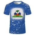 thumbnail image 1 of Haiti Flag T-shirt Bubble Unisex, 1 of 1