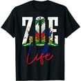 thumbnail image 1 of Haiti Flag Zoe Haitian Life Pride Vintage Haiti T-Shirt, 1 of 3