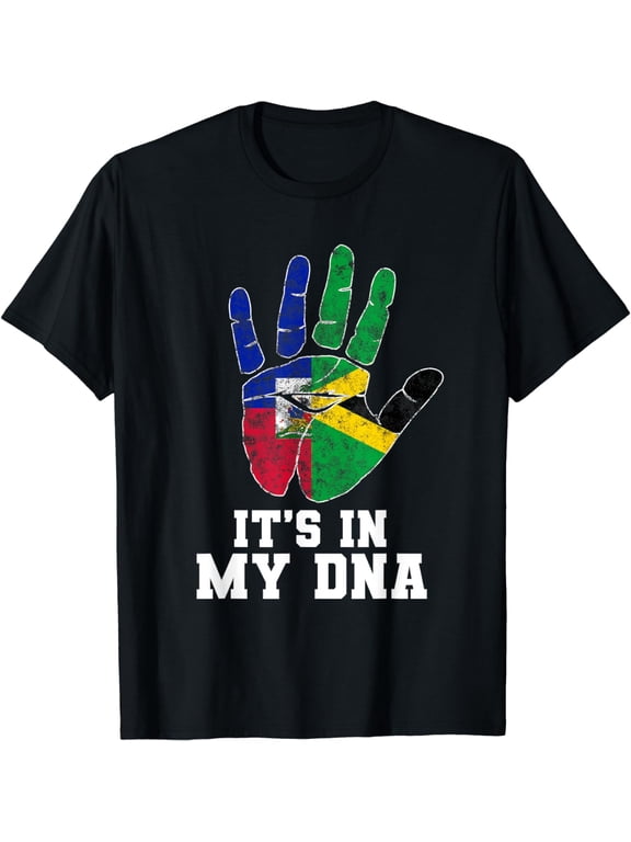 Haiti Haitian America Jamaica Caribbean Combo Mixed T-Shirt