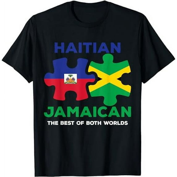 Haiti Haitian America Jamaica Caribbean Combo Mixed Kids T-Shirt