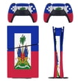 thumbnail image 1 of Haiti Haitian Flag Coat of Arms Red PS5/PS5 Pro/PS5 Slim Digital Disc Skin Sticker For Console And Controller Skins, 1 of 7