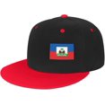 thumbnail image 1 of Haiti Haitian Flag Trucker Hat Baseball Cap Men Running Hat Women Sun Hat Dad Hat Adjustable Ponytail Hat White, 1 of 8