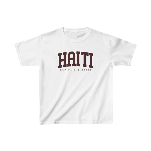 Haiti Haitian Kids Shirt Gifts Youth Tee Tshirt