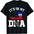 thumbnail image 1 of Haiti In My DNA Haitian Pride T-Shirt Haitian Flag Shirt T-ShirtMen and women, White Black T-shirt, size: Extra large S-870XL, 1 of 4