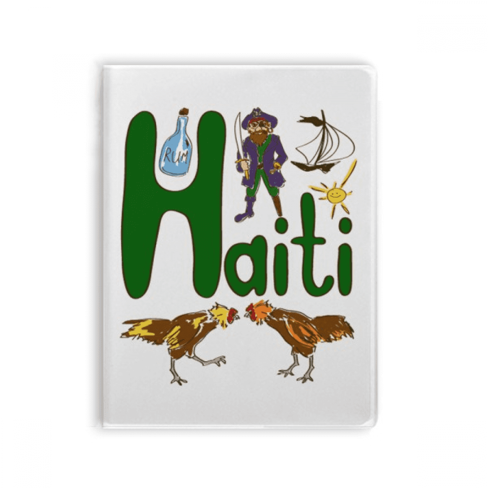Haiti National symbol Landmark Pattern Notebook Gum Cover Diary Soft ...
