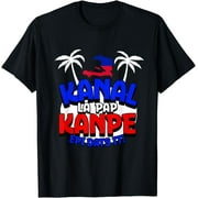 Haiti Pride Kanal Pap Kanpe Haitian Creole Heritage 1804 Map T-Shirt