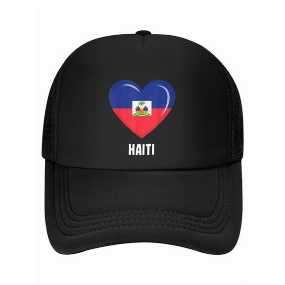 Haitian Flag Jersey Baseball Cap