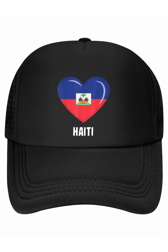 Haitian Flag Jersey Baseball Cap