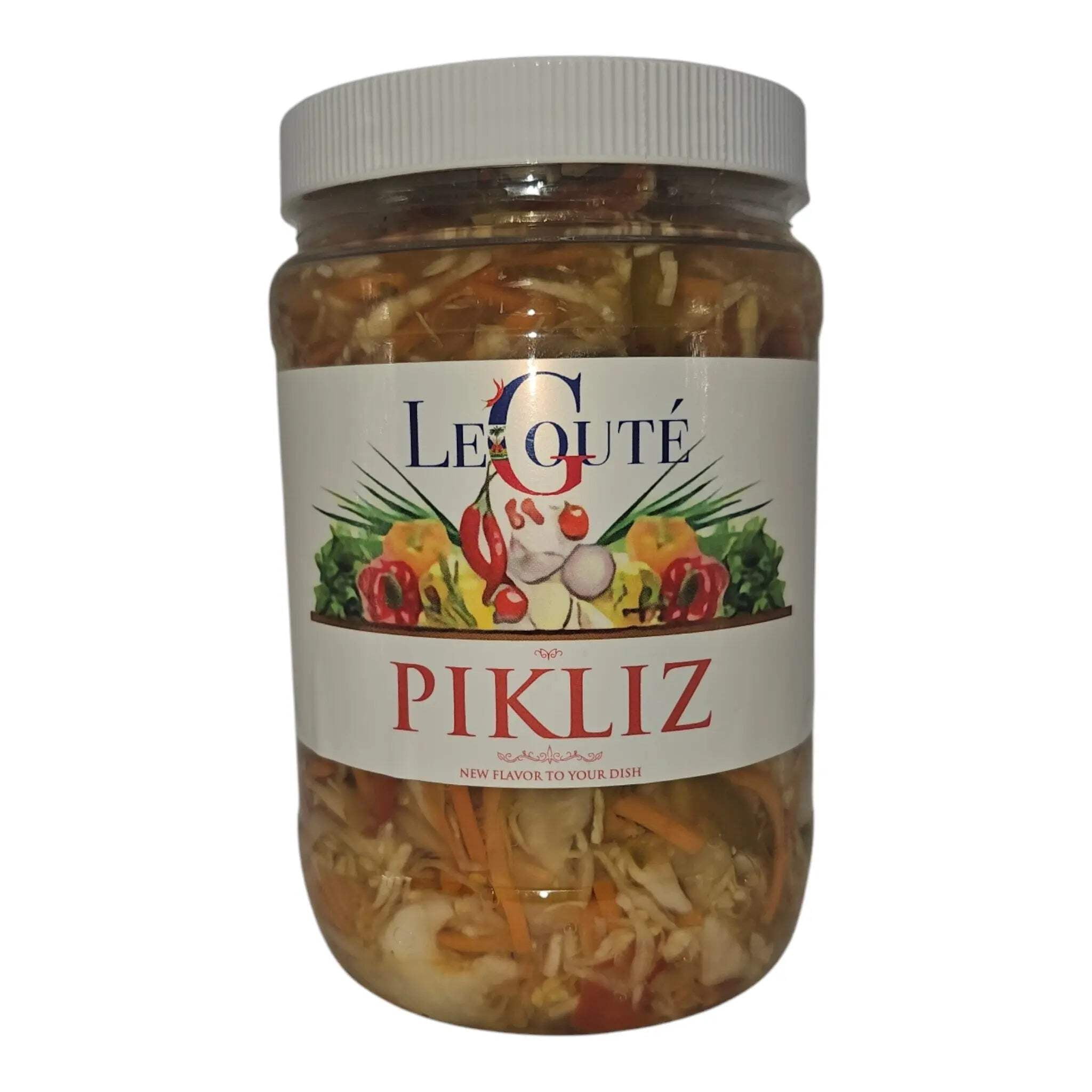 Haitian Pikliz, Pikliz Ayisyen, Haiti Pickles. 32 Oz XL (Bon bagay)