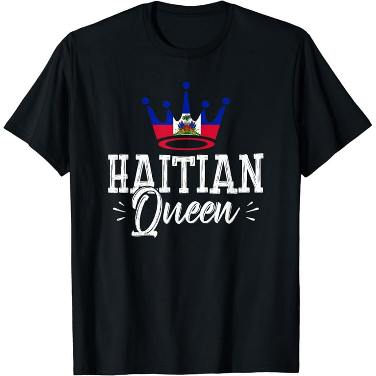 Haitian Queen Womens Shirt Haiti National Pride Crown Haitian Queen Womens Shirt Haiti National Pride Crown