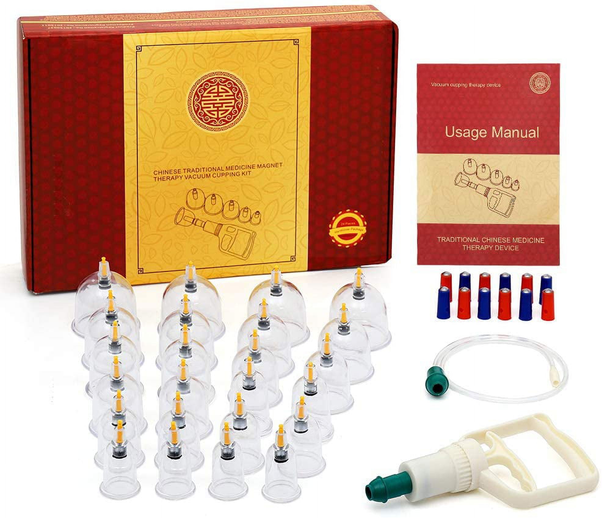 Haitral Cupping Therapy Chinese Acupoint Cupping Set Cellulite Cupping Suction With Vacuum