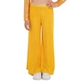thumbnail image 1 of Haitryli Big Girls Lyrical Dance Clothes Dancing Trousers Wide-leg Pants Modern Jazz Dancewear Gymnastic Bottoms Yellow 12, 1 of 7