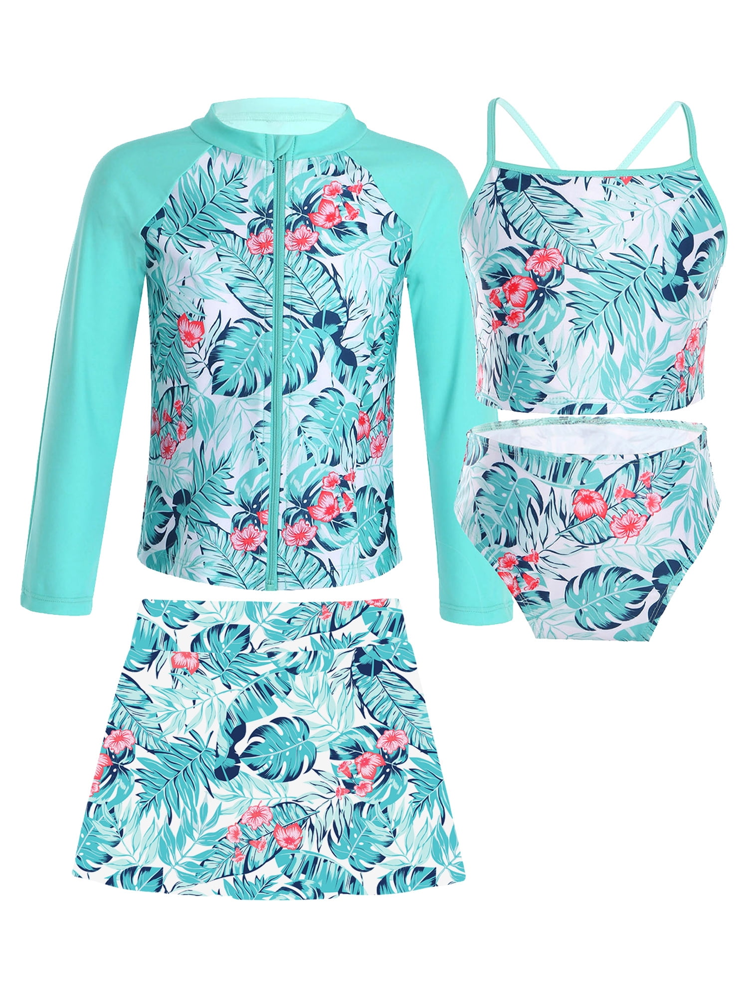 Girls Full-Coverage Swim Set main image 0