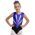 thumbnail image 1 of Haitryli Gymnastics Leotards for Girls Ballet Leotards with Tumbling Shorts Yoga Leggings and Hairband Blue 16, 1 of 7