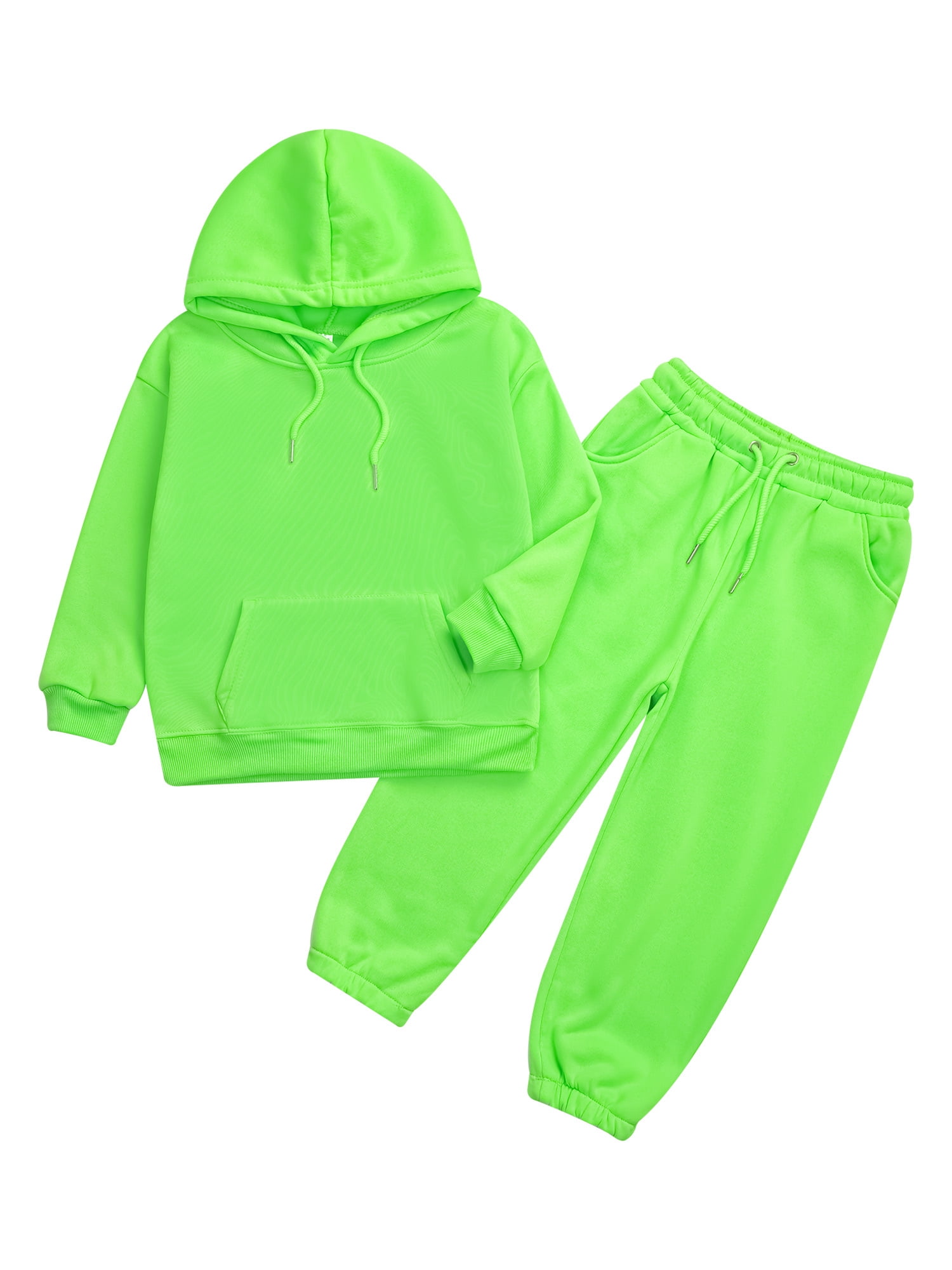 Kids green sweatsuit sale