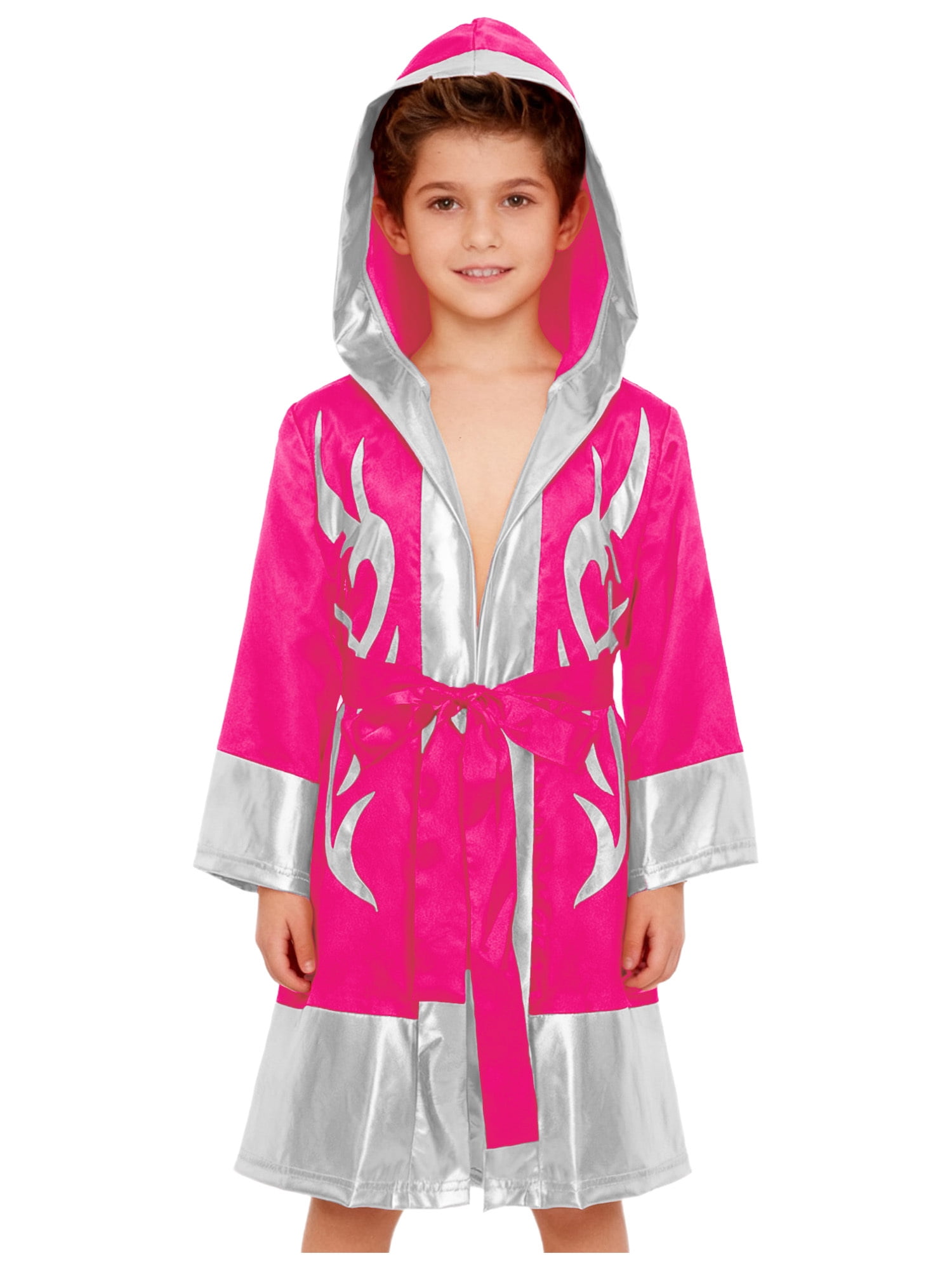 Haitryli Kids Boys Boxer Themed Outfit Boxing Training Outfit Satin ...