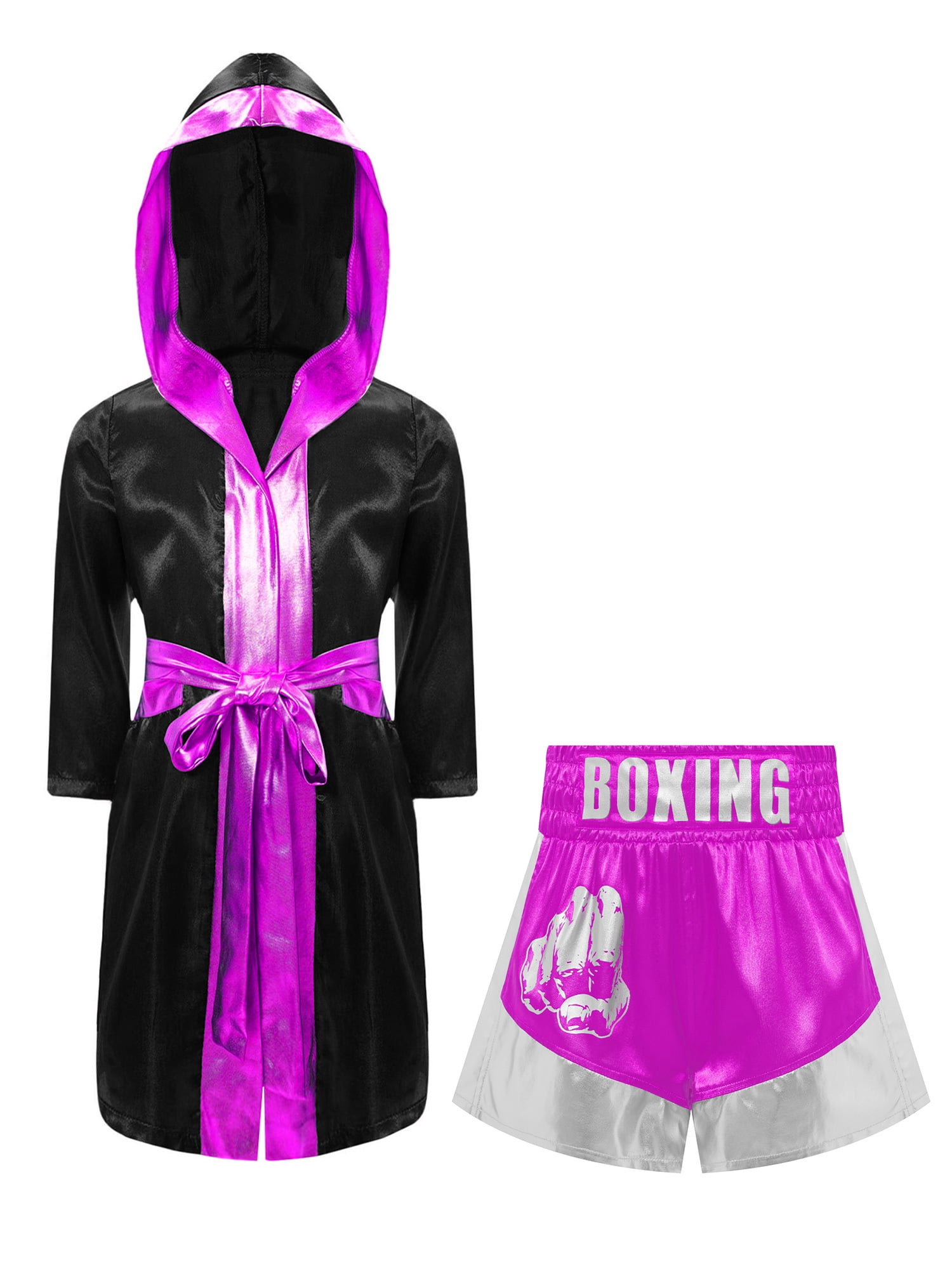 Haitryli Kids Boys Boxing Outfits Boxer Training Outfits Fancy Dress ...