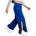 thumbnail image 1 of Haitryli Kids Boys Girls Joggers Athletic Trousers Tear Away Pants Adaptive Clothes Side Full Open Sweatpants Royal Blue 10, 1 of 7
