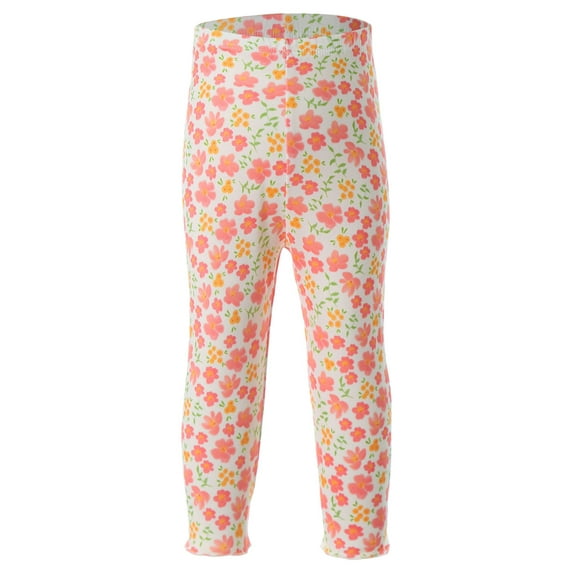 Haitryli Kids Girls Cute Printed Leggings Yoga Pants Toddler Slim Fit Tights Light Pink 110