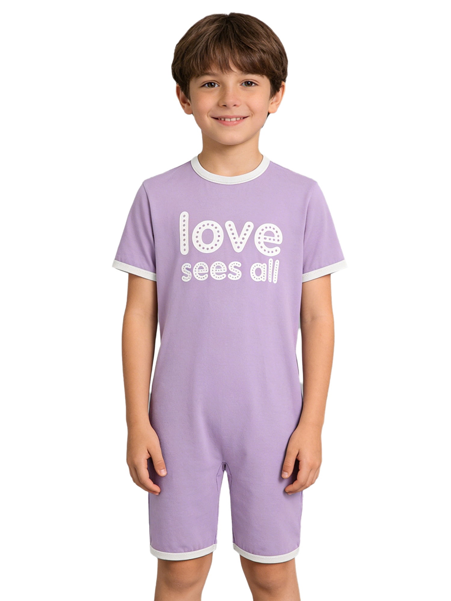 Haitryli Kids Special Needs Adaptive Clothing Overalls Short Sleeve ...