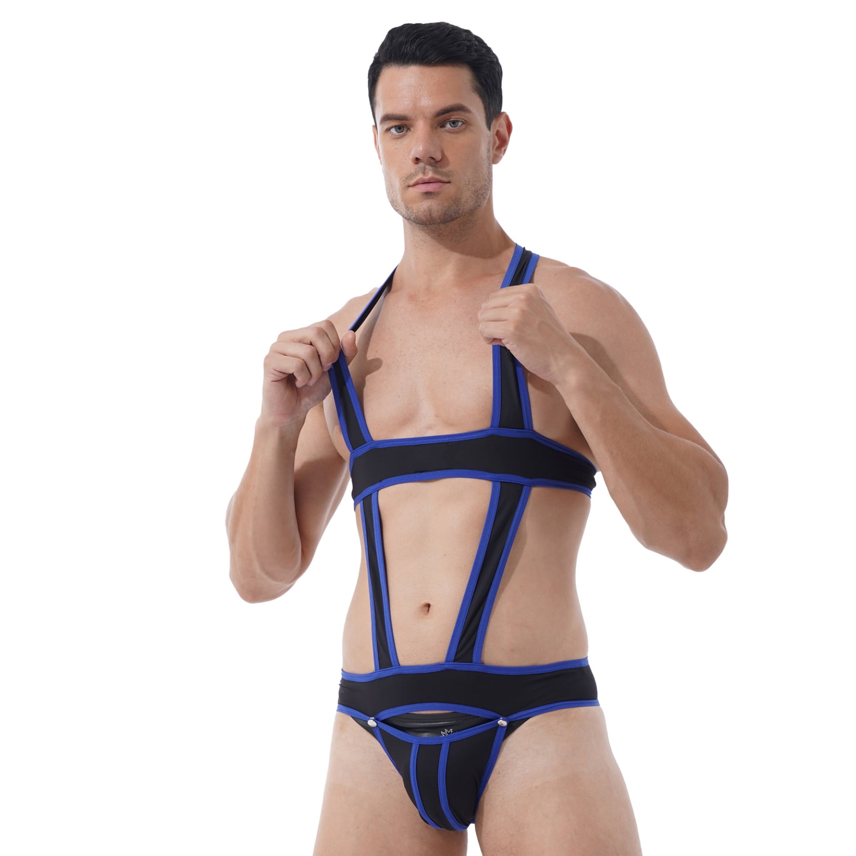 Men's Jock Strap Underwear Leotard Wrestling Singlet - Sleeveless, Supportive, Hand Wash, Unbranded 1 thumbnail image