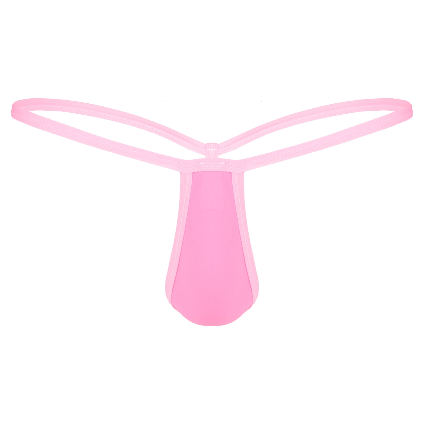 Haitryli Men's String Enhance Briefs Thongs T-back Cheeky Low Rise G ...