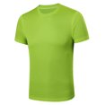 thumbnail image 1 of Haitryli Mens Running Jogging T Shirt Sport Athletic Shirts UPF 50+ Sun Protection Rash Guard Tops Green 3XL, 1 of 3
