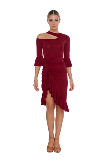 satin corset off the shoulder dress pleated A-line wedding – La Novale Atelier The bodice is textured Champagne coloured Bridesmaid dresses🥂, tag-final-sale Size:36b