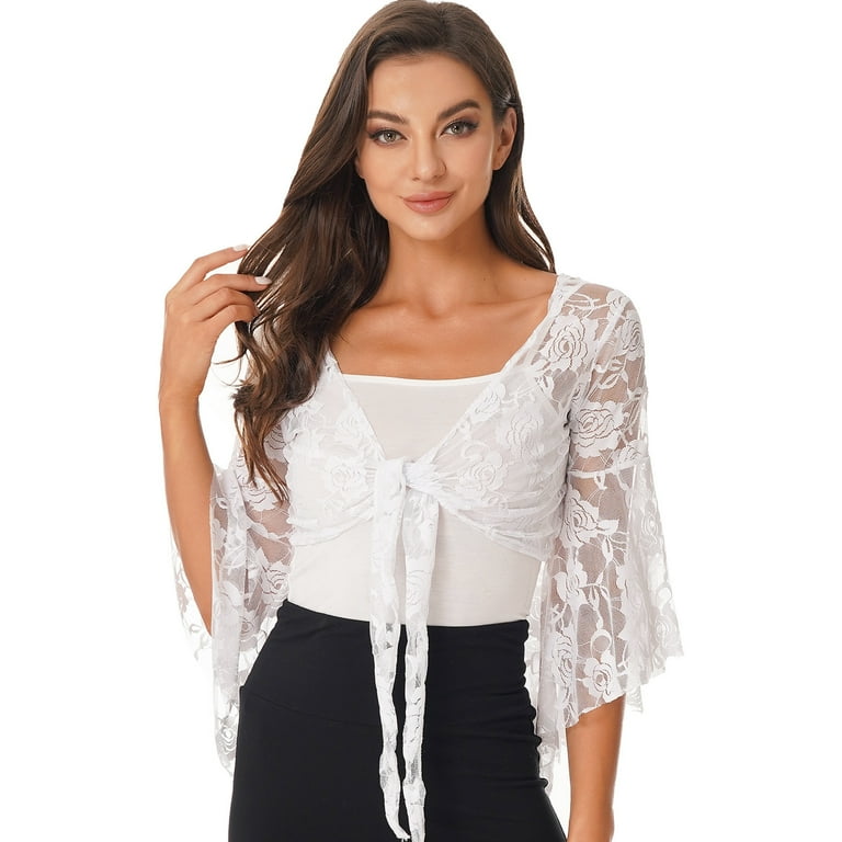 トップス MEDI BATTEN LACE BOLERO BLOUSE MEDI BATTEN LACE BOLERO BLOUSE