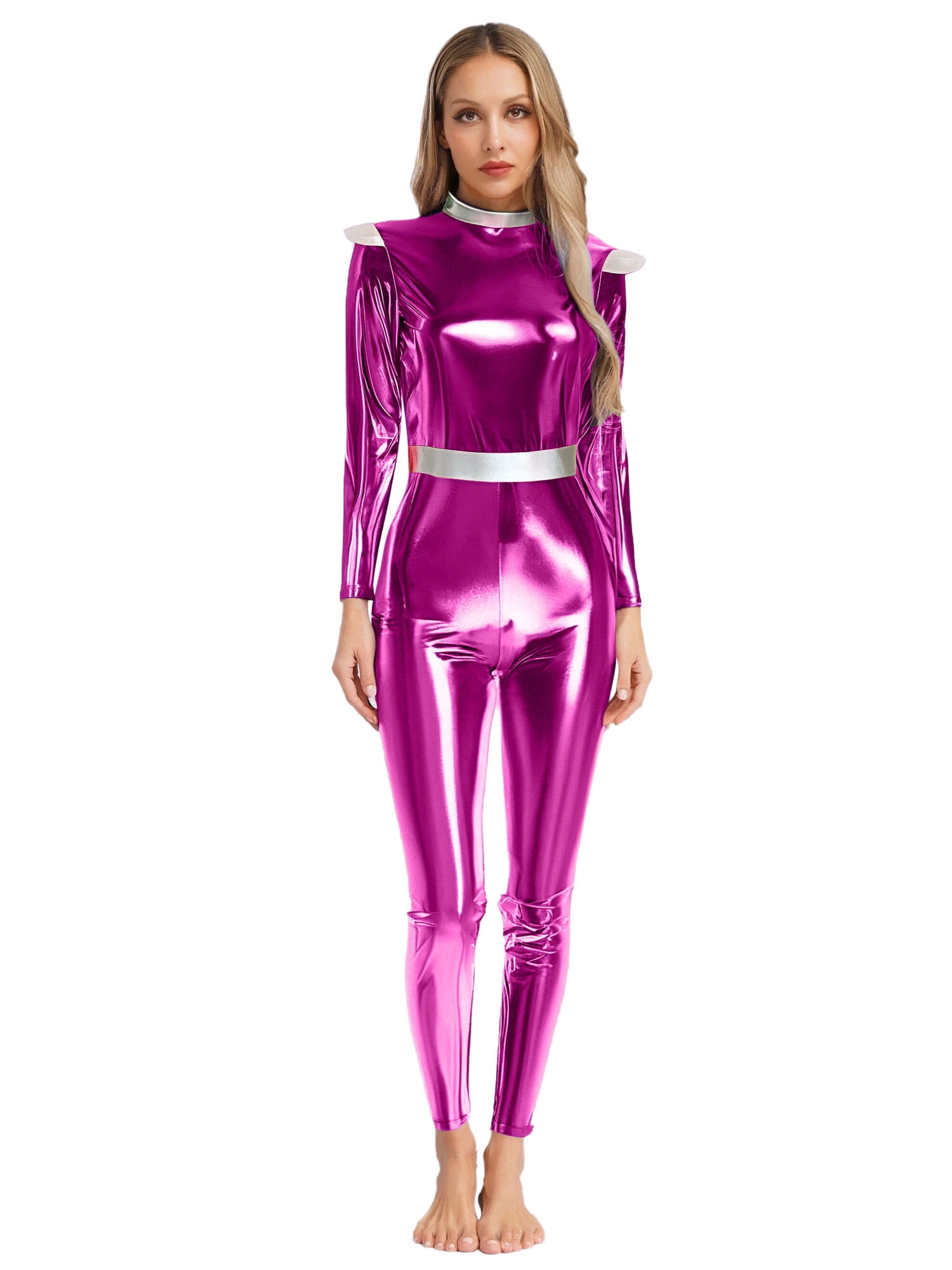 Haitryli Womens Alien Outer Space Outfits Turtleneck Long Sleeve ...