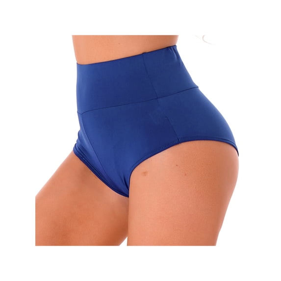 Haitryli Womens Yoga Shorts Hot Pants Butt Lifting Shorts Leggings High Waist Rave Party Dance Shorts Royal Blue XL