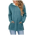 thumbnail image 1 of Haivin Hoodies for Women Casual Oversized Long Sleeve Sweatshirts Winter Fall Outfits Pullover Tops with Pockets, 1 of 7
