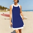 thumbnail image 1 of Haivin Ladies' round neck sleeveless short skirt fashion casual two-piece set skirt set, 1 of 6