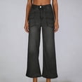 thumbnail image 1 of Haivin Relaxed Straight Leg Jeans for Woman, Flattering and Comfort Fit, Casual for Everyday Wear, 1 of 7