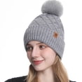 thumbnail image 1 of Haivin Warm Fleece Lined Knit Beanie Hat for Women Thick Double Layer Winter Cap Cozy Cold Weather, 1 of 4