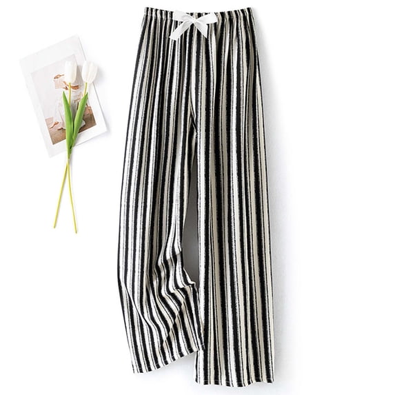 Haivin Wide Leg Pants for Women, Lightweight Summer Printed, Casual Fashion Cotton Rayon for Daily Wear
