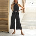 thumbnail image 1 of Haivin Women's High-Waist Polka Dot Jumpsuit, Comfortable Wide Leg Ankle-Length, Fashionable for Casual Daily Wear, 1 of 6