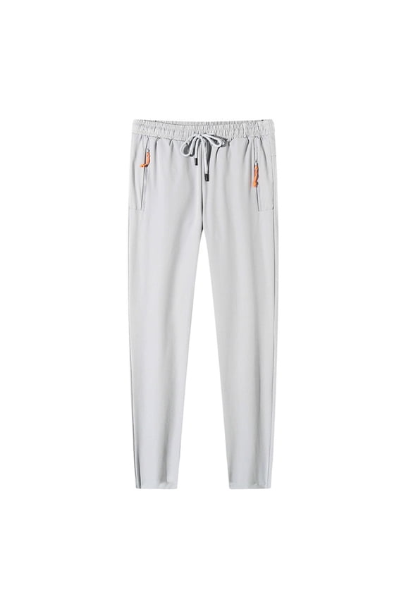 Women's Hiking Pants, Solid Color with Elastic Waist and Zipper Pockets, Stretchable Breathable Mosquito-Proof Quick-Dry Outdoor Sportswear for Hiking Sports and Casual Wear
