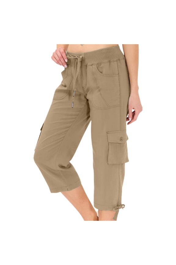 Women's Loose Outdoor Hiking Sports Pants With Pockets